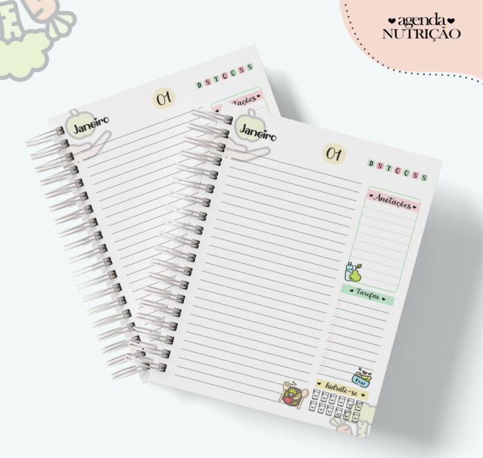 Agenda Profissão Nutrição Feminino