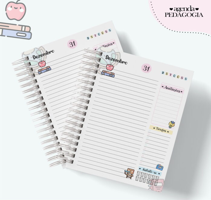 Agenda Profissão Pedagogia Feminino