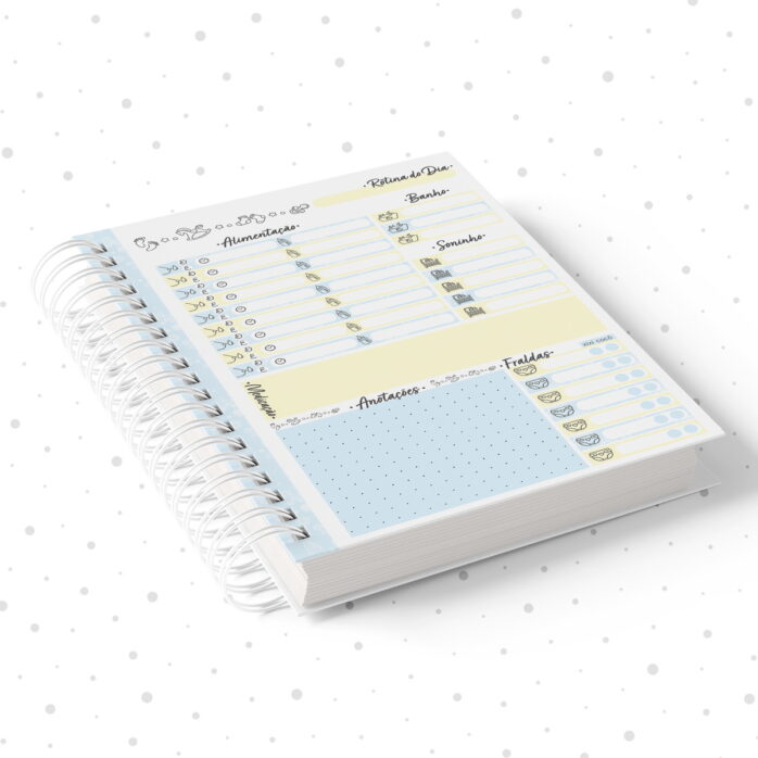Agenda Rotina do Bebê Menino