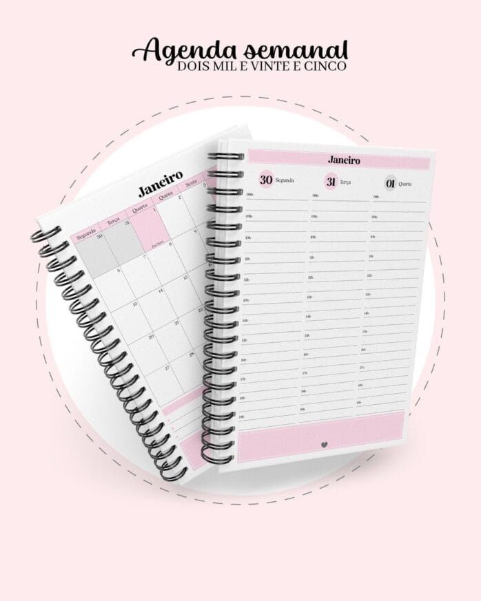 Agenda Semanal Big e A5 2025