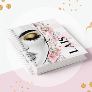 Agenda Lash Designer PDF para Imprimir e Personalizar 21 agendamento lash permanente e datado arquivo digital