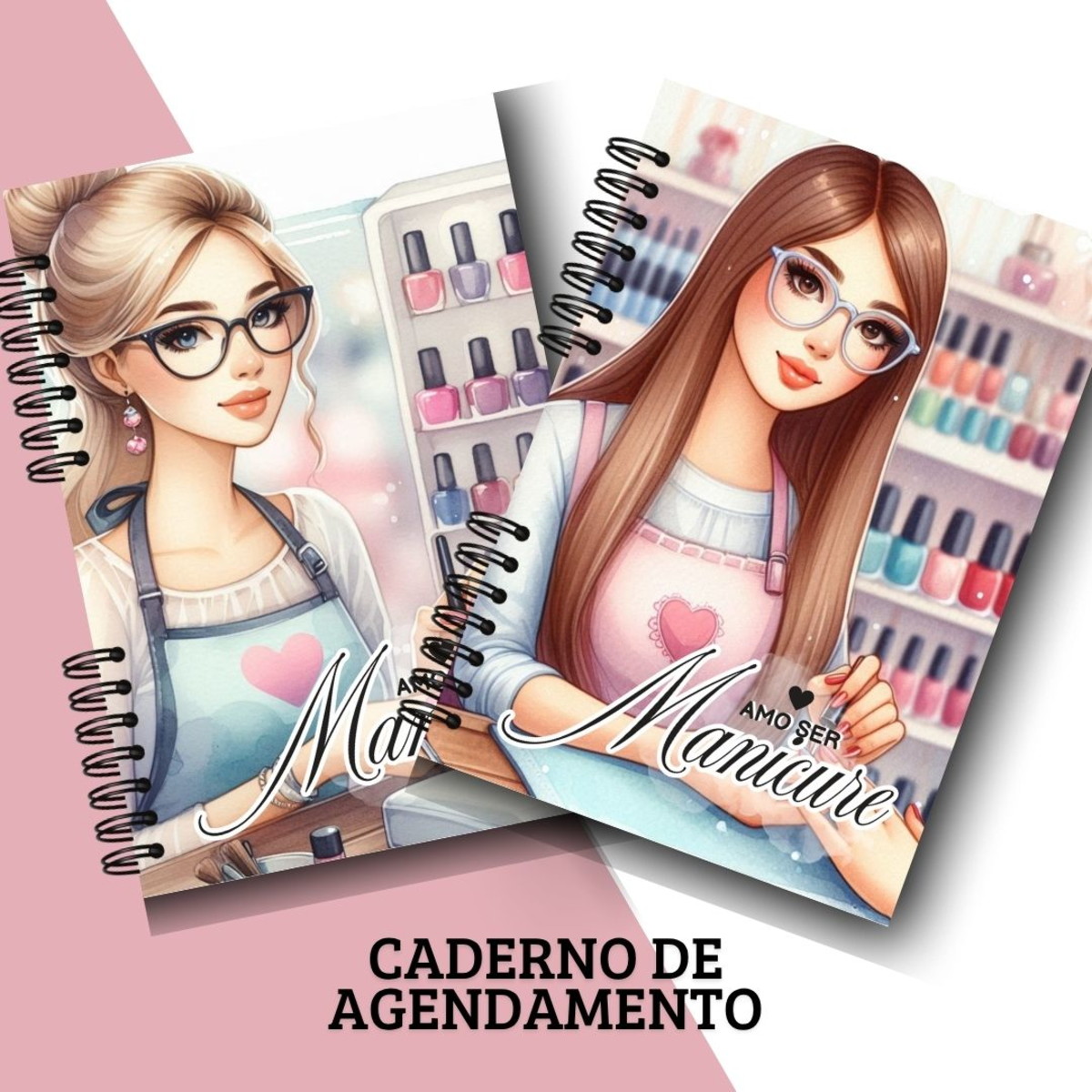 Agenda Manicure 2026 Digital para Imprimir e Personalizar 2 Agenda Manicure 2026 Digital para Imprimir e Personalizar - Imagem 2
