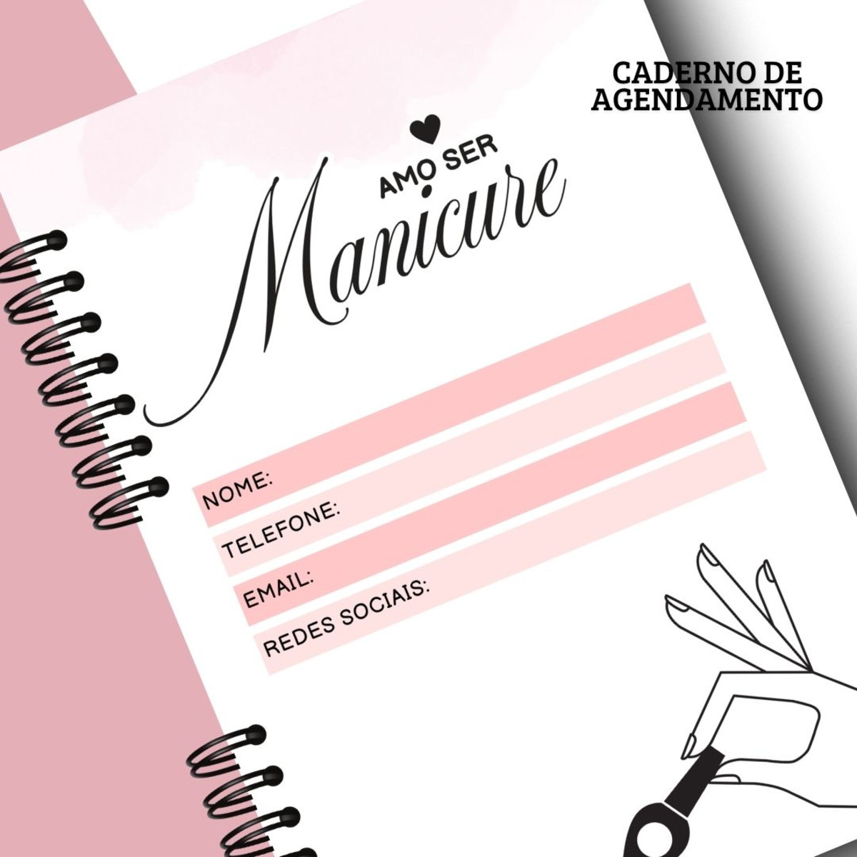 Agenda Manicure 2026 Digital para Imprimir e Personalizar 4 Agenda Manicure 2026 Digital para Imprimir e Personalizar - Imagem 4
