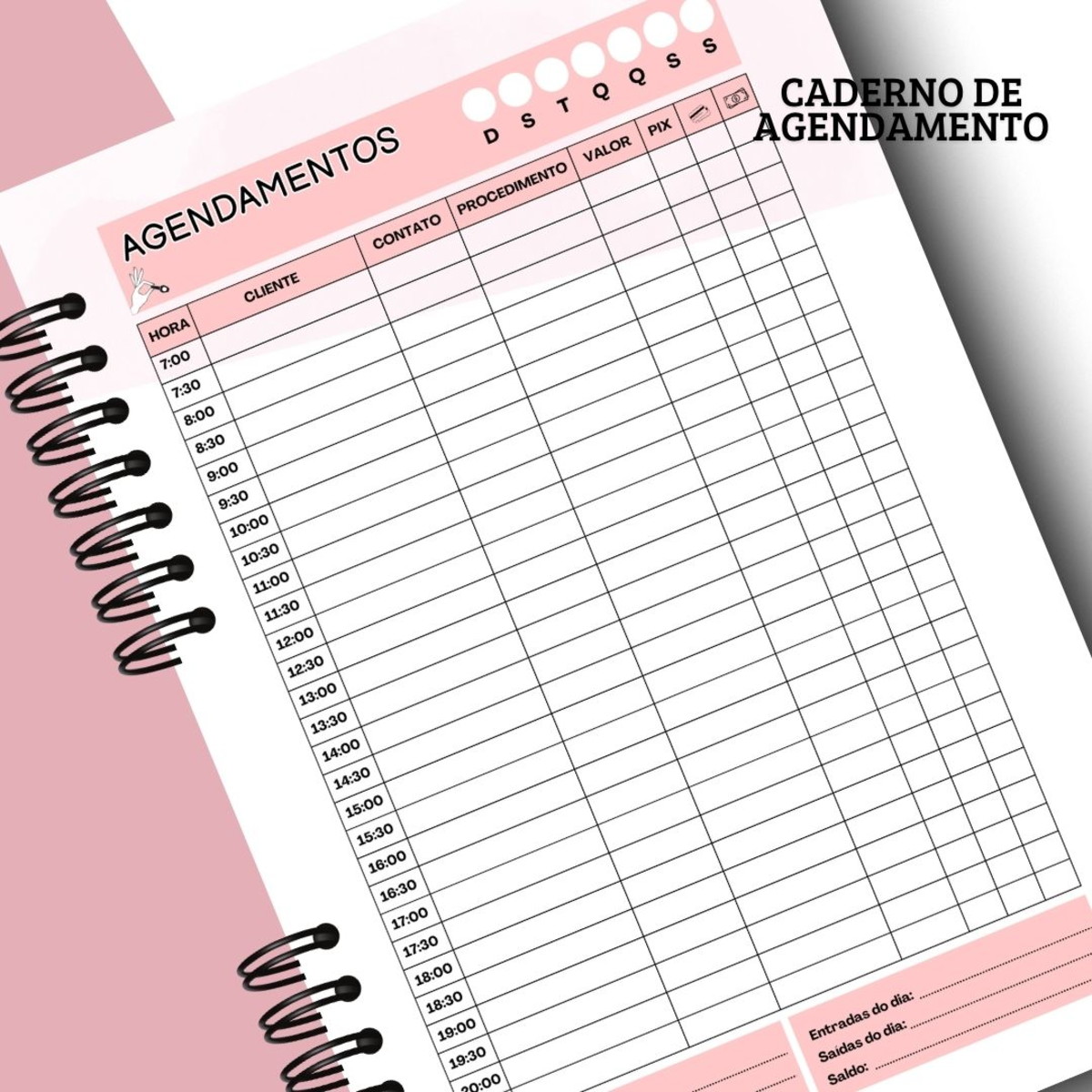 Agenda Manicure 2026 Digital para Imprimir e Personalizar 5 Agenda Manicure 2026 Digital para Imprimir e Personalizar - Imagem 5