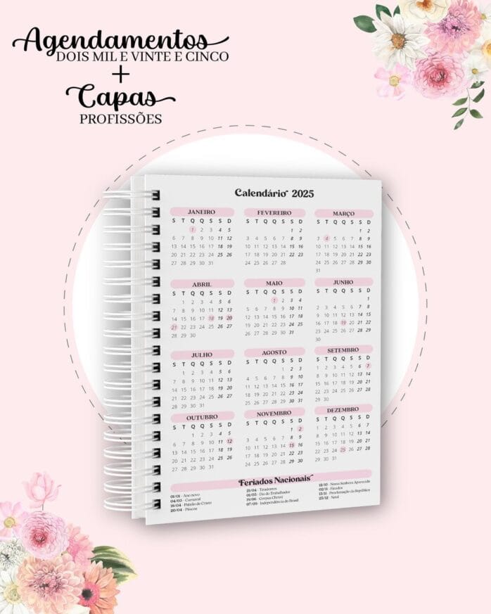 Agendamentos e Capas Profissões 2025