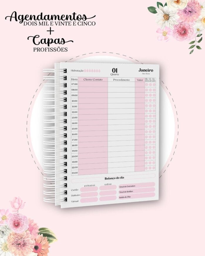 Agendamentos e Capas Profissões 2025