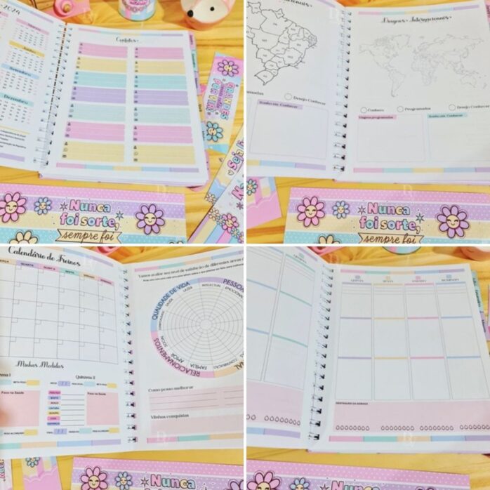 Agendas Candy Lettering 2023