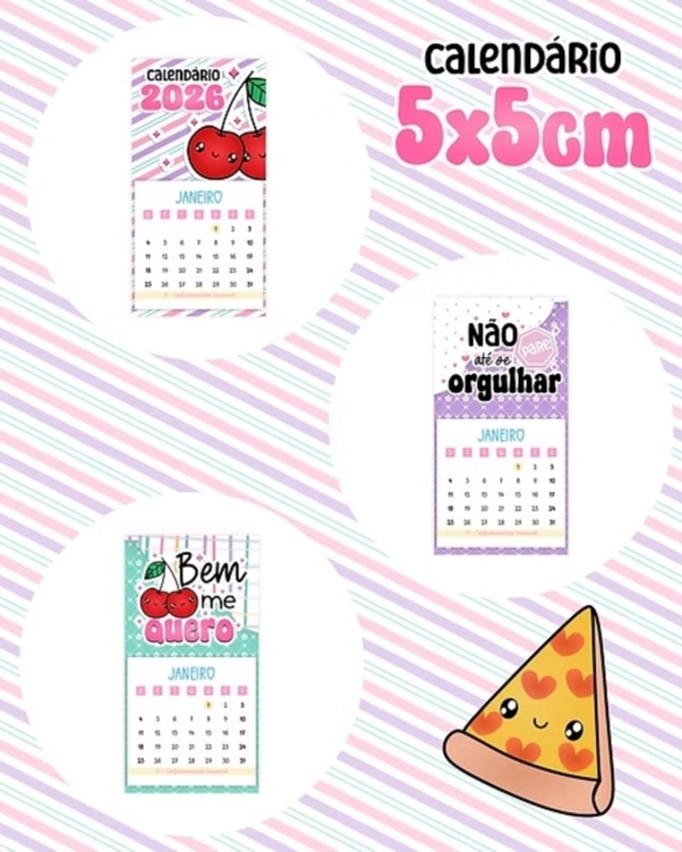 Kit Agenda e Calendário 2026 para Imprimir 2 Kit Agenda e Calendário 2026 para Imprimir - Imagem 2