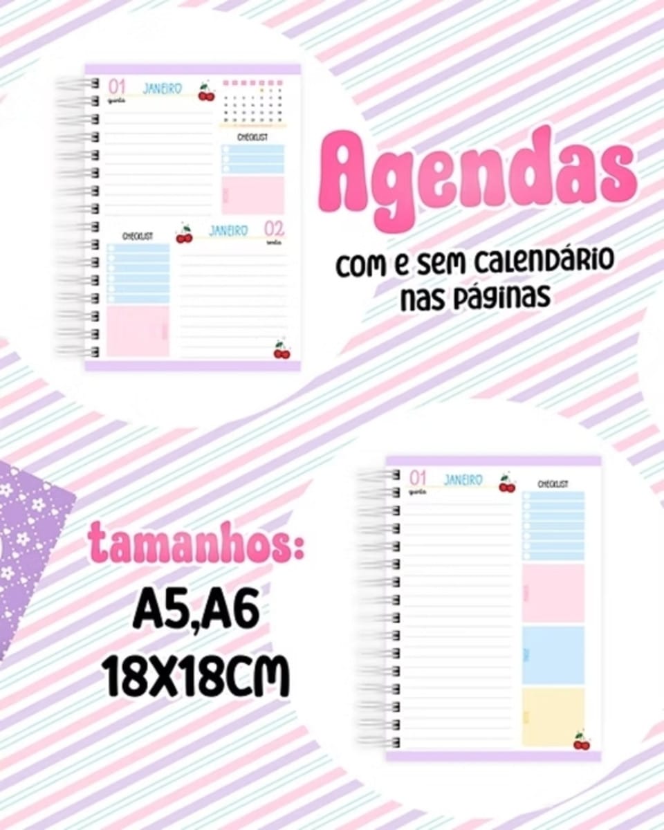 Kit Agenda e Calendário 2026 para Imprimir 4 Kit Agenda e Calendário 2026 para Imprimir - Imagem 4