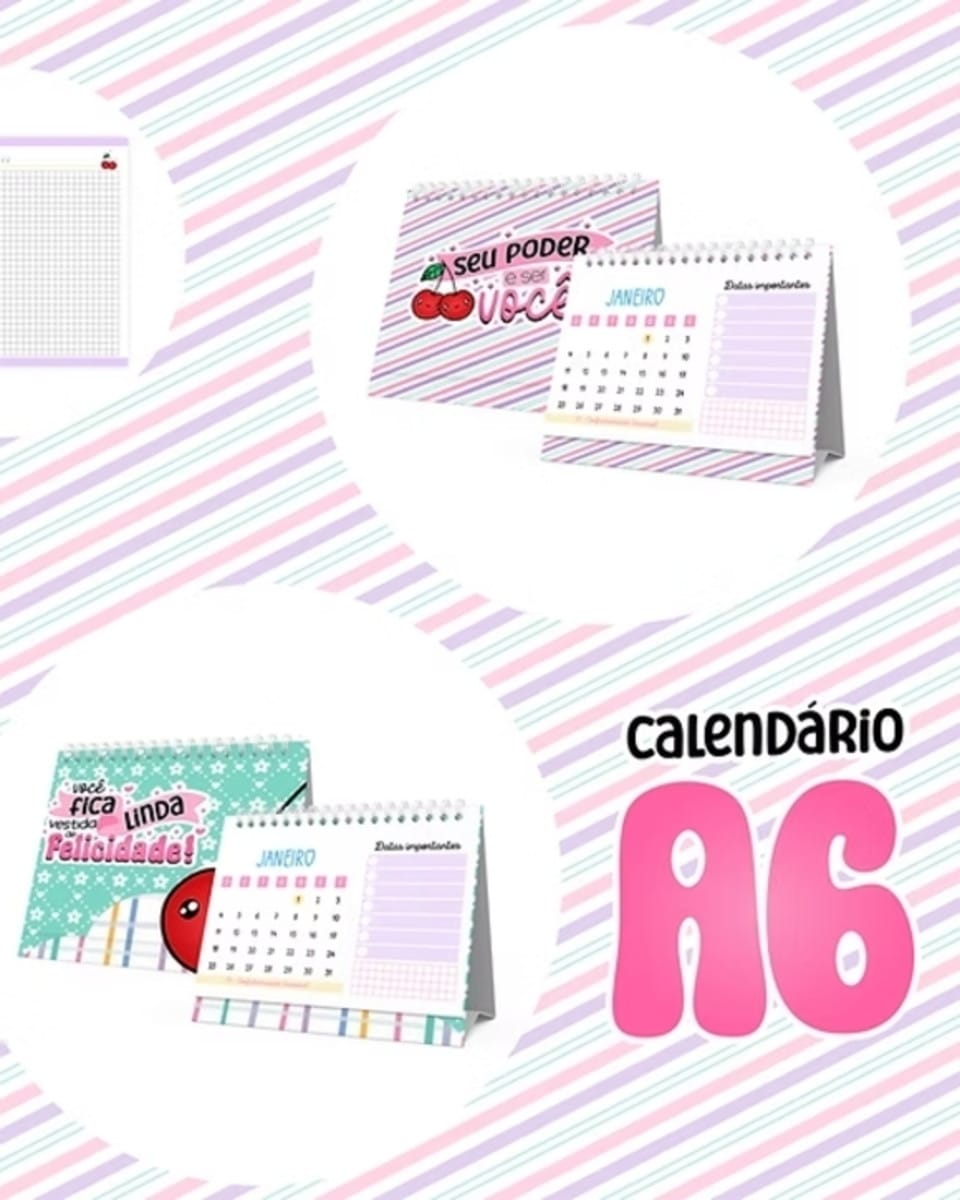 Kit Agenda e Calendário 2026 para Imprimir 5 Kit Agenda e Calendário 2026 para Imprimir - Imagem 5