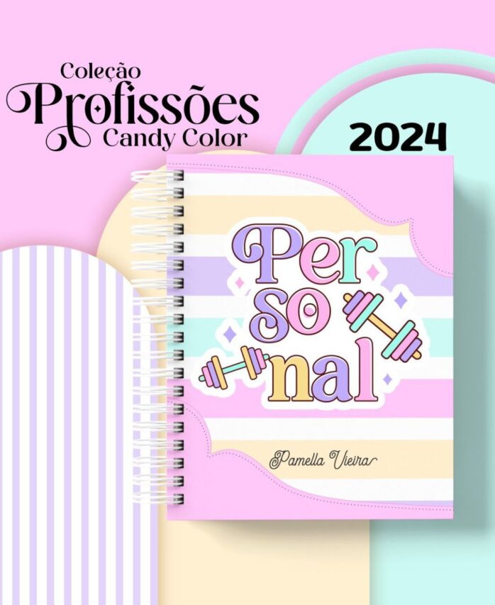 Agendas Profissões Femininas Candy Color