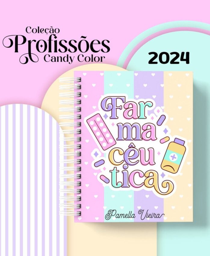 Agendas Profissões Femininas Candy Color