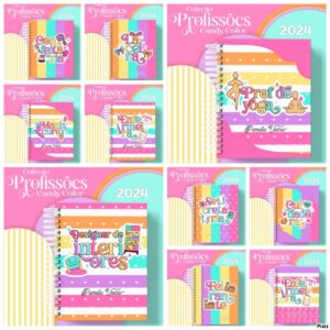 Agendas Profissões Femininas Candy Full