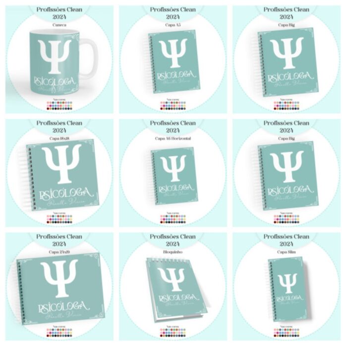 Agendas Profissões Femininas Clean