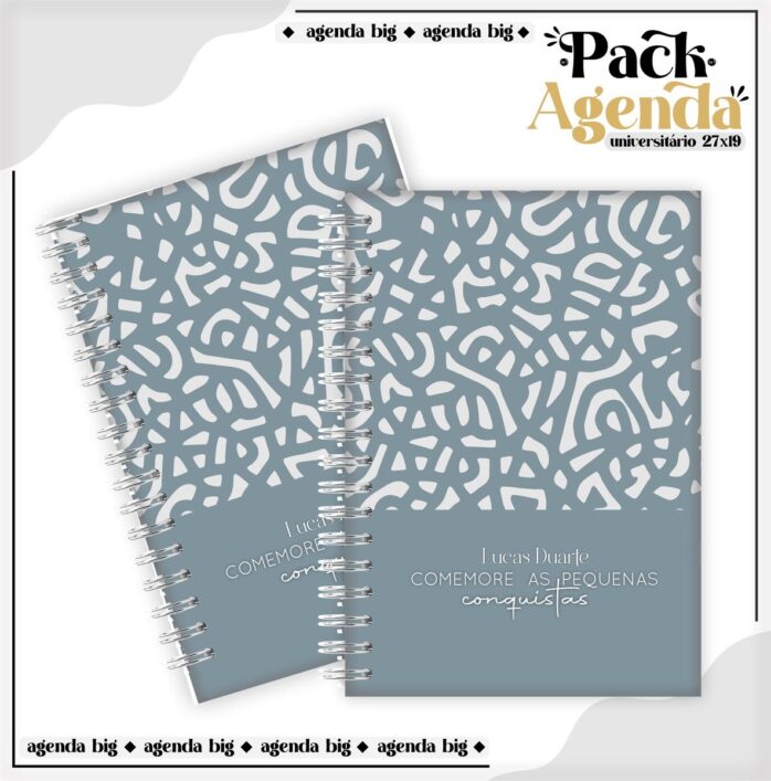 Agendas Tamanho Universitário Masculino
