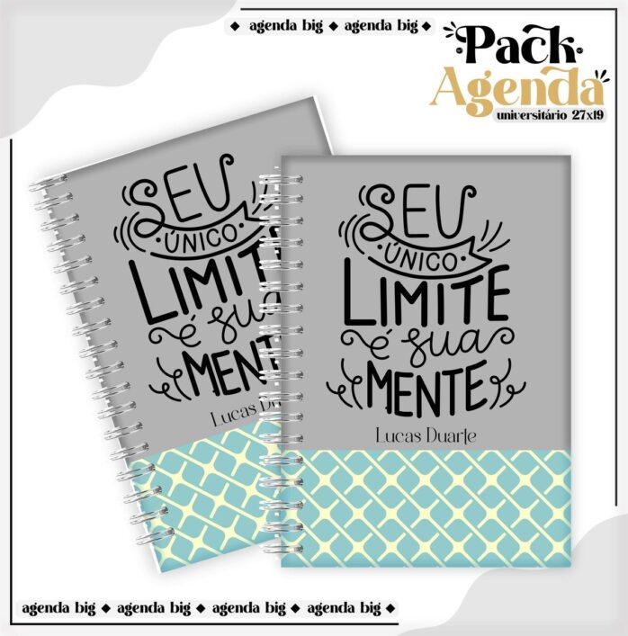 Agendas Tamanho Universitário Masculino