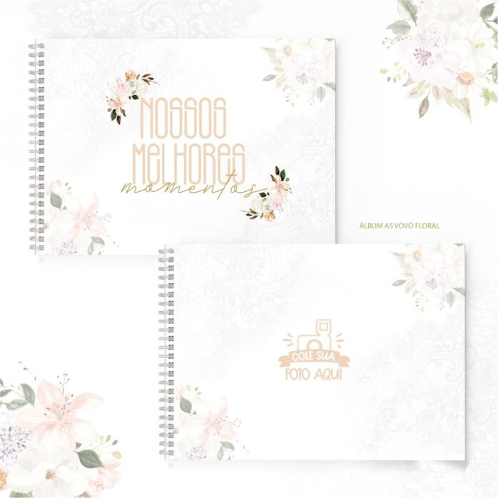 Álbum A5 Vovó Floral