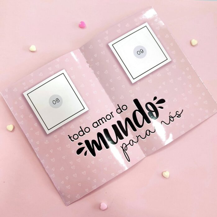 Álbum de Figurinhas Dia dos Namorados 2023