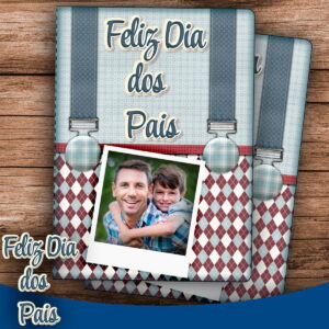 Figurinhas Vintage Dia dos Pais Arquivo Digital para Corte 32 album de figurinhas dia dos pais arquivo digital