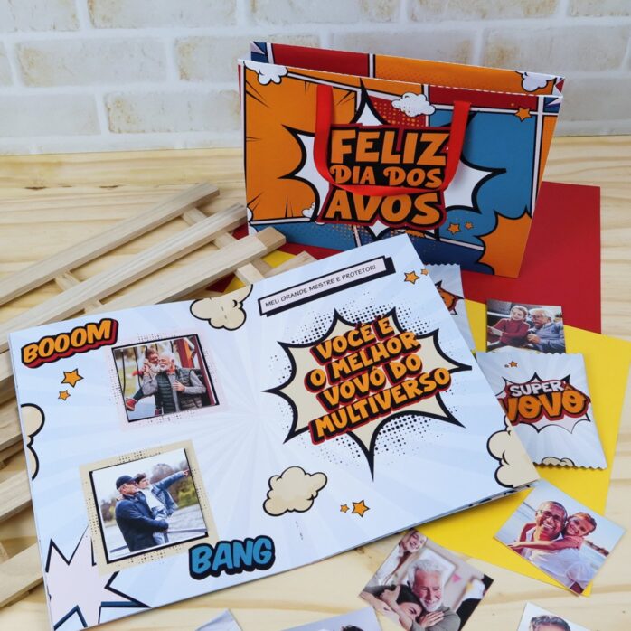 Álbum de Figurinhas Super Vovô