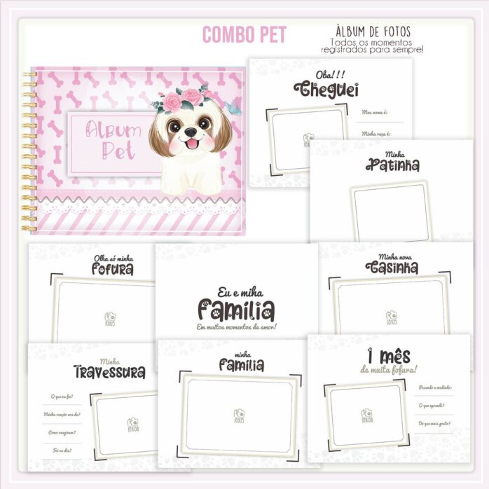 Álbum de Fotos Pet Cachorrinha