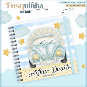 Álbum do Bebê Fusca Digital Para Imprimir e Montar