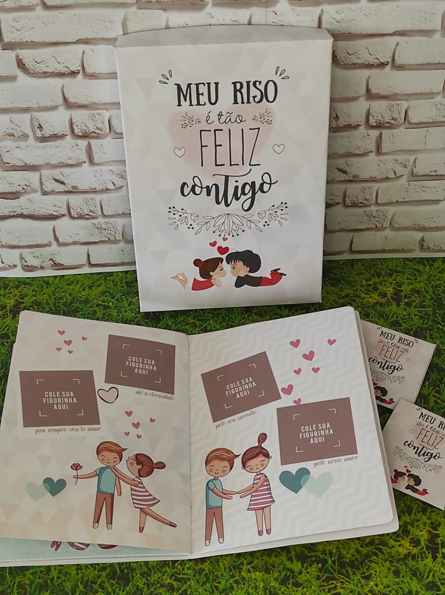 Álbum de Figurinhas Dia dos Namorados Digital 2 Álbum de Figurinhas Dia dos Namorados Digital - Imagem 2