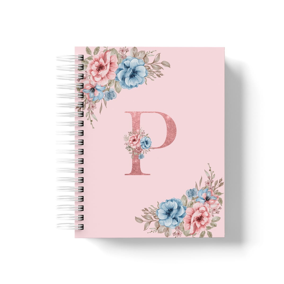 Alfabeto Floral Rosa em PNG para Capas Personalizadas 4 Alfabeto Floral Rosa em PNG para Capas Personalizadas