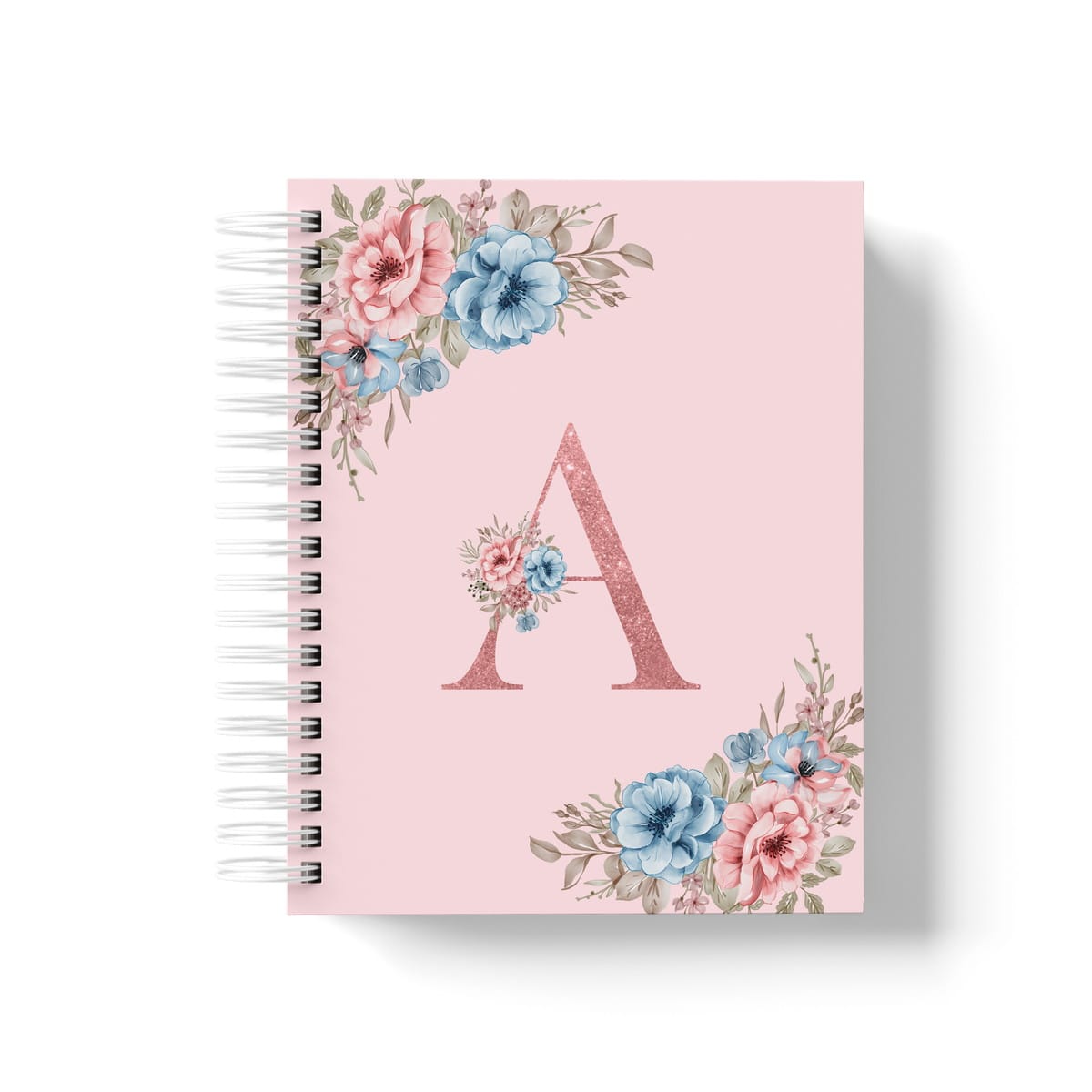 Alfabeto Floral Rosa em PNG para Capas Personalizadas 1 Alfabeto Floral Rosa em PNG para Capas Personalizadas