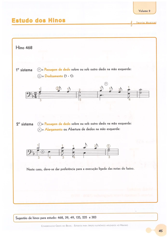 Apostila Estudos para Órgão Eletrônico Hinário CCB Vol 2 PDF 6 Apostila Estudos para Órgão Eletrônico Hinário CCB Vol 2 PDF