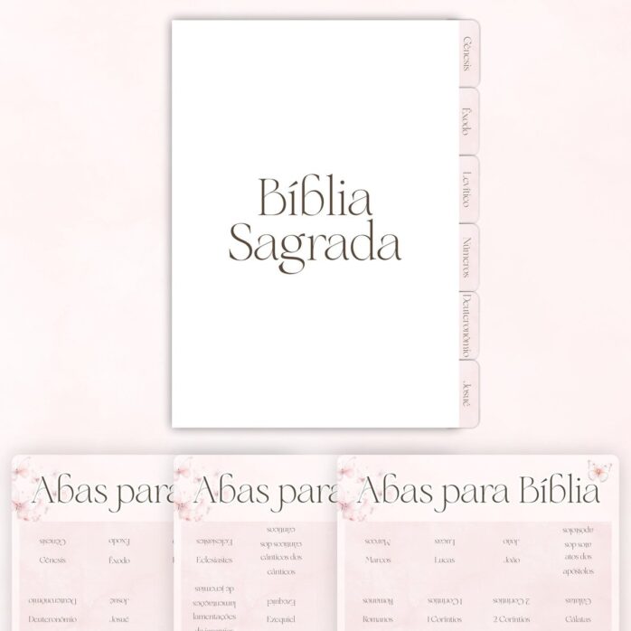 Arquivo Abas para Bíblia Png e pdf