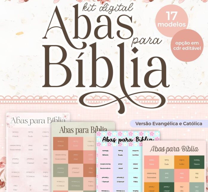 Arquivo Abas para Bíblia Png e pdf