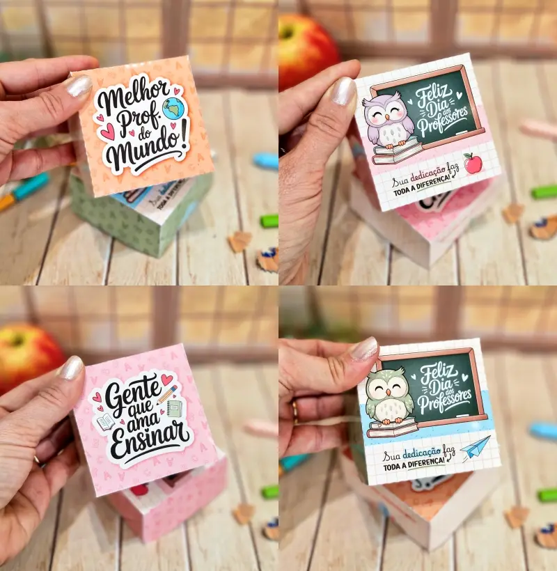 Arquivo Caixa de Doces para Dia dos Professores Download 1 Arquivo Caixa de Doces para Dia dos Professores Download