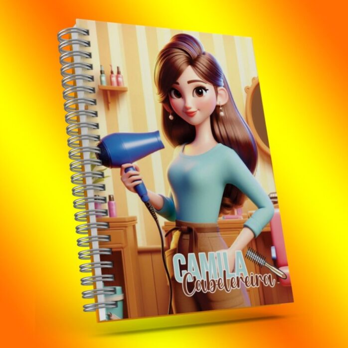Arquivo Capas Agenda Cabelereira - Png e Corel