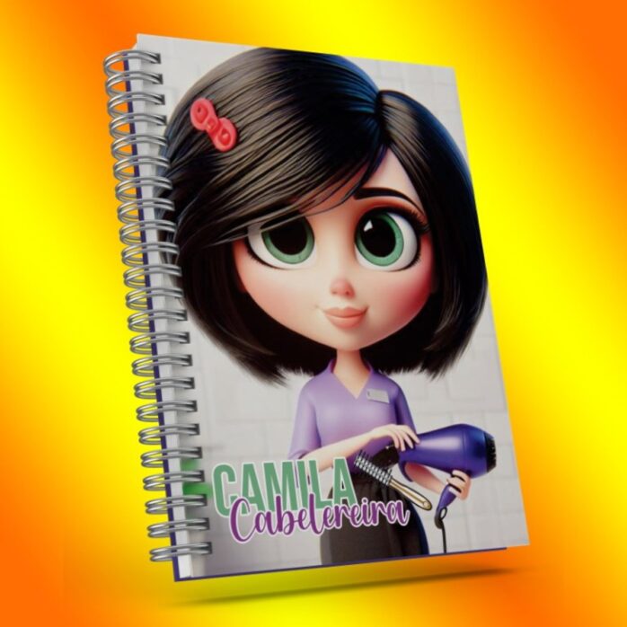 Arquivo Capas Agenda Cabelereira - Png e Corel