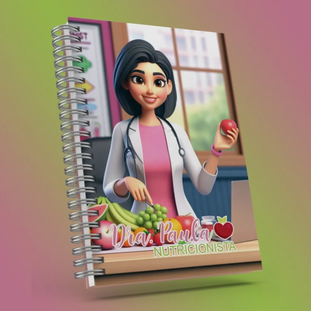 Arquivo Capas Agenda Nutricionista - Png e Corel