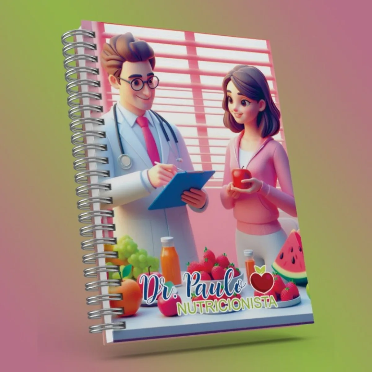 Arquivo Capas Agenda Nutricionista - Png e Corel