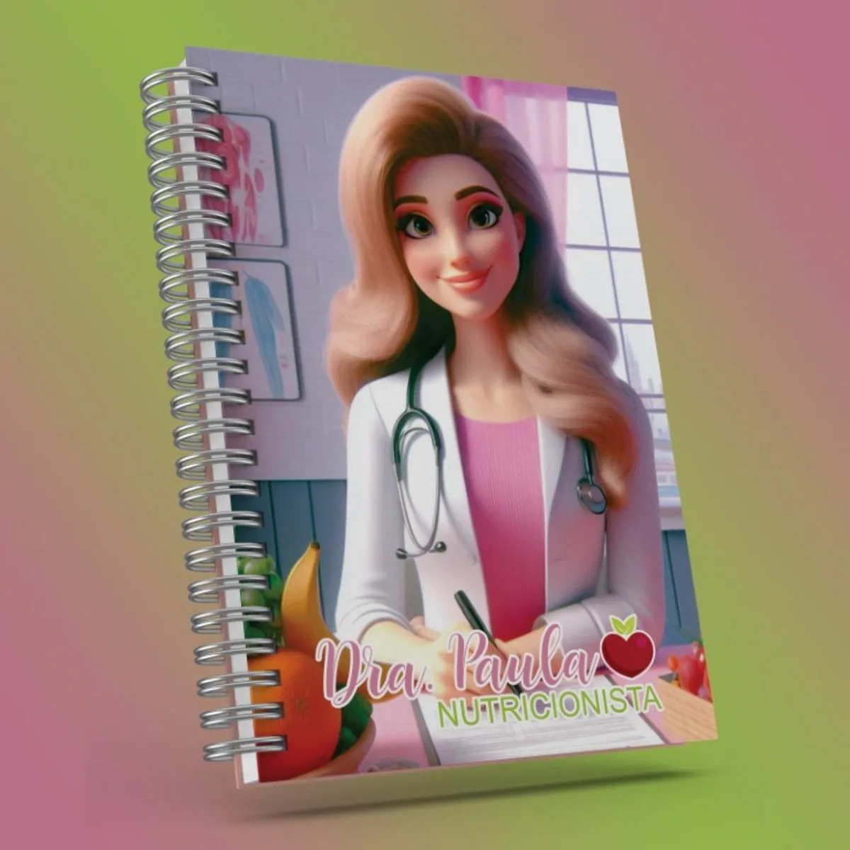 Arquivo Capas Agenda Nutricionista - Png e Corel