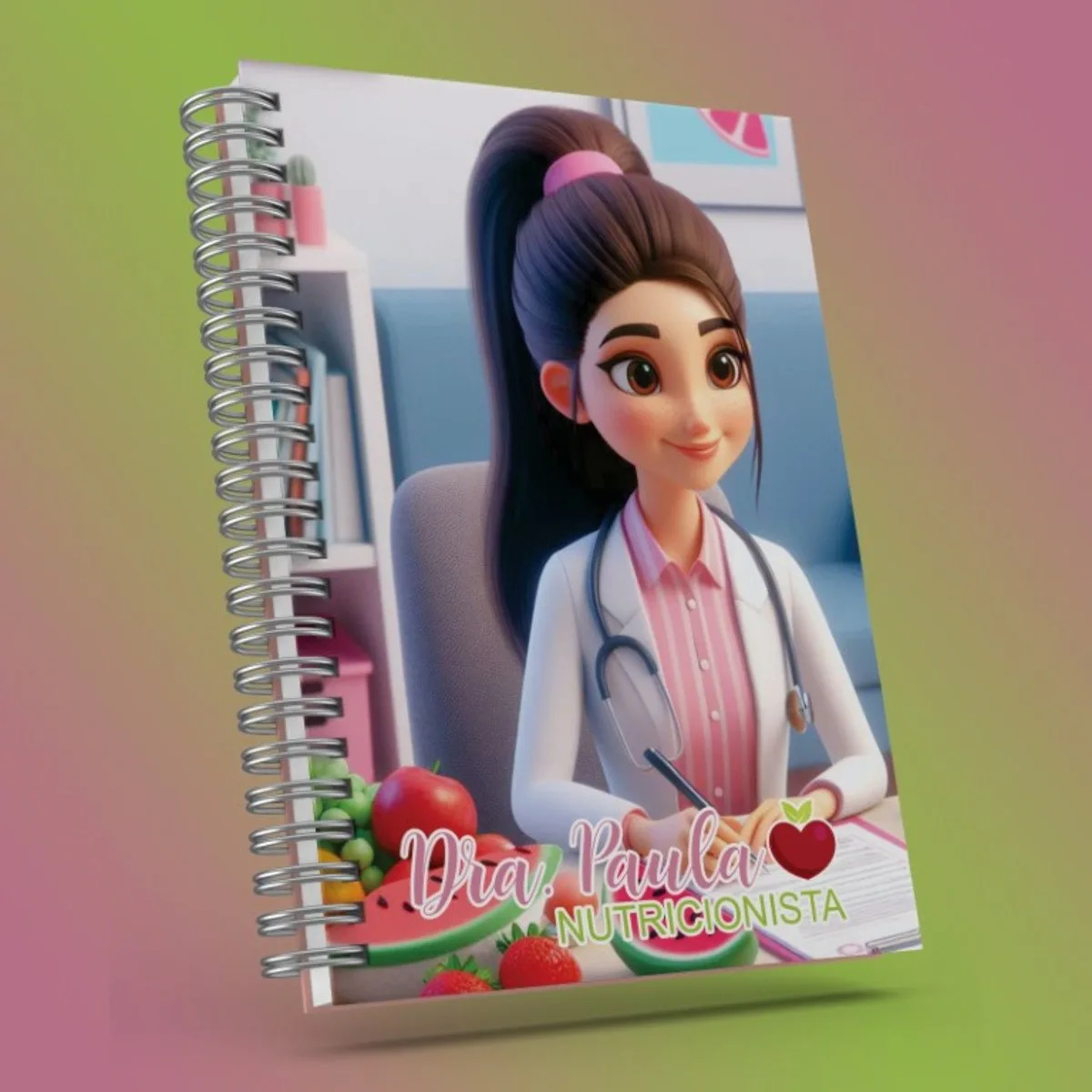 Arquivo Capas Agenda Nutricionista - Png e Corel