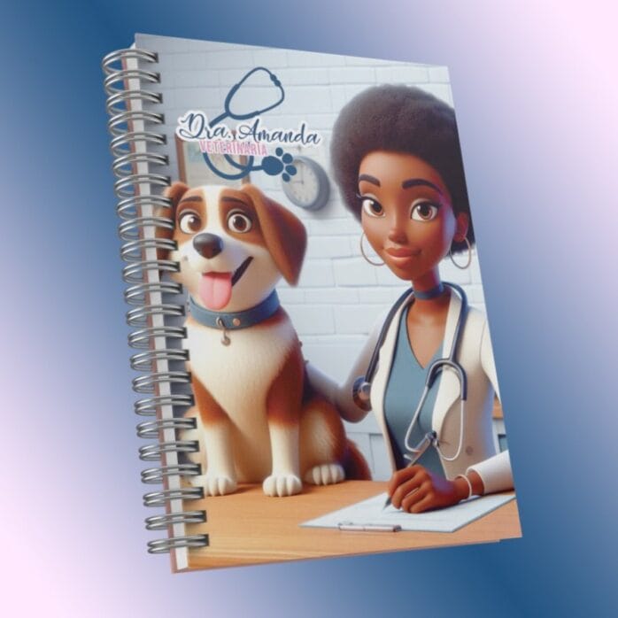 Arquivo Capas Agenda Veterinária - Png e Corel