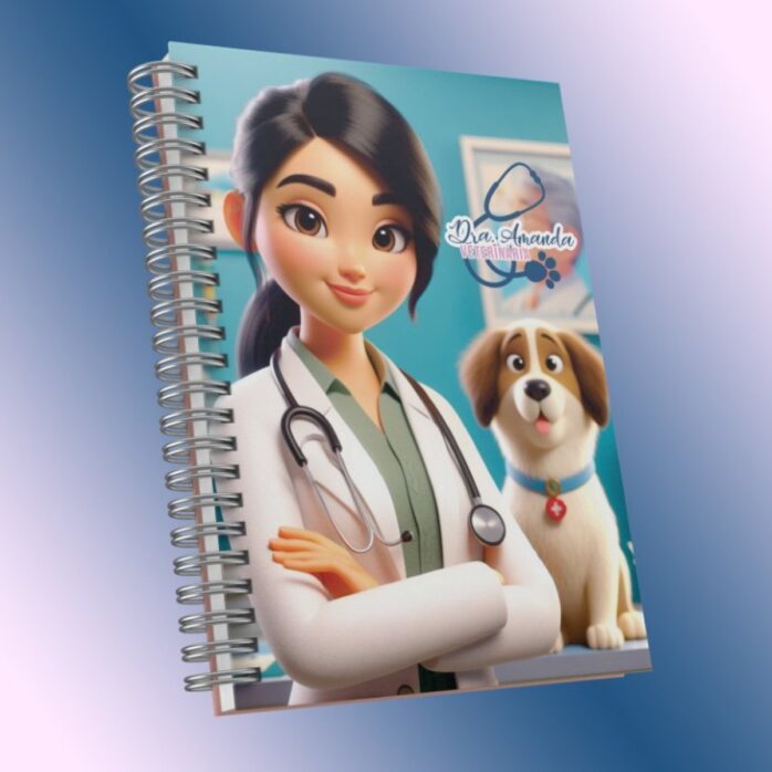 Arquivo Capas Agenda Veterinária - Png e Corel