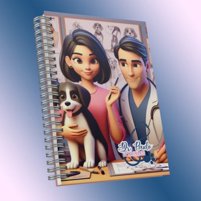 Arquivo Capas Agenda Veterinária - Png e Corel