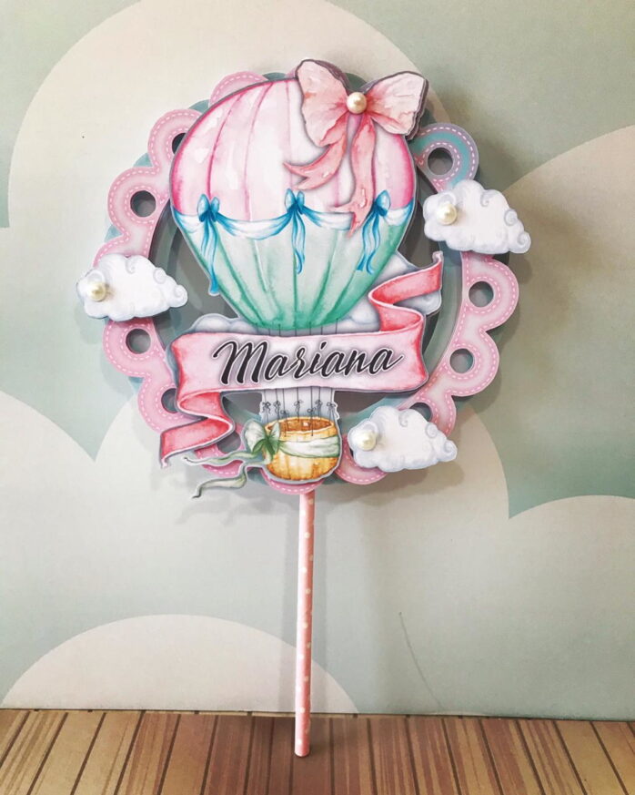 Arquivo de Corte Balão Menina -STUDIO/PDF/PNG