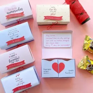 Arquivo de Corte Caixa de Bombom Metade Coração Namorados 8 Arquivo de Corte Caixa de Bombom Metade Coração Namorados