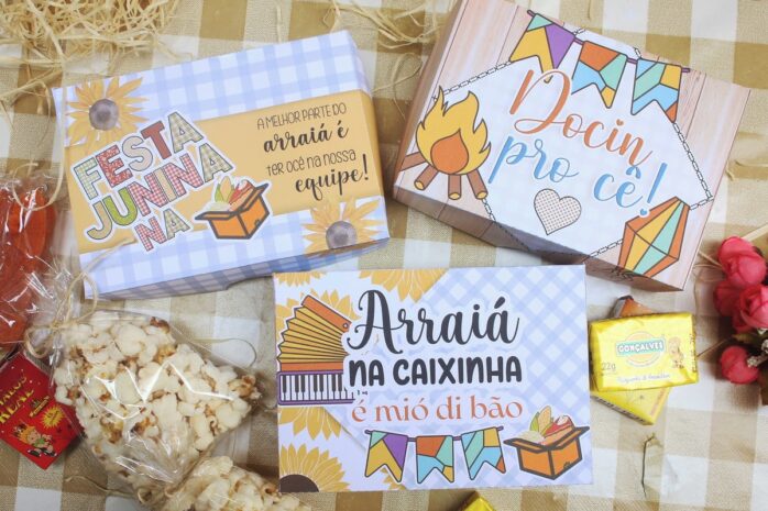 Arquivo de Corte Caixa Docinhos Festa Junina 2023
