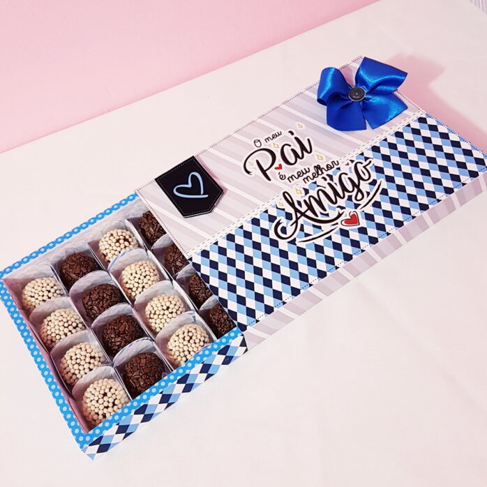 Arquivo de Corte Caixas Doces Dia dos Pais