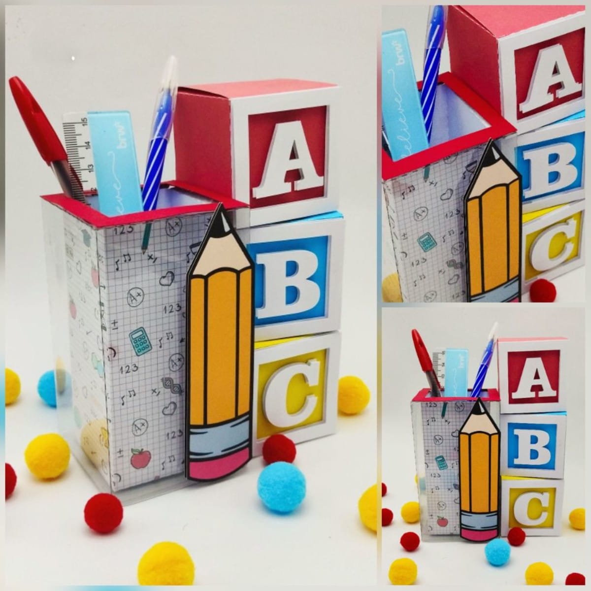 Centro de Mesa ABC Arquivo de Corte para Festa Infantil 1 Centro de Mesa ABC Arquivo de Corte para Festa Infantil