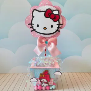 Arquivo de Corte Centro de Mesa Hello Kitty 23 Arquivo de Corte Centro de Mesa Hello Kitty