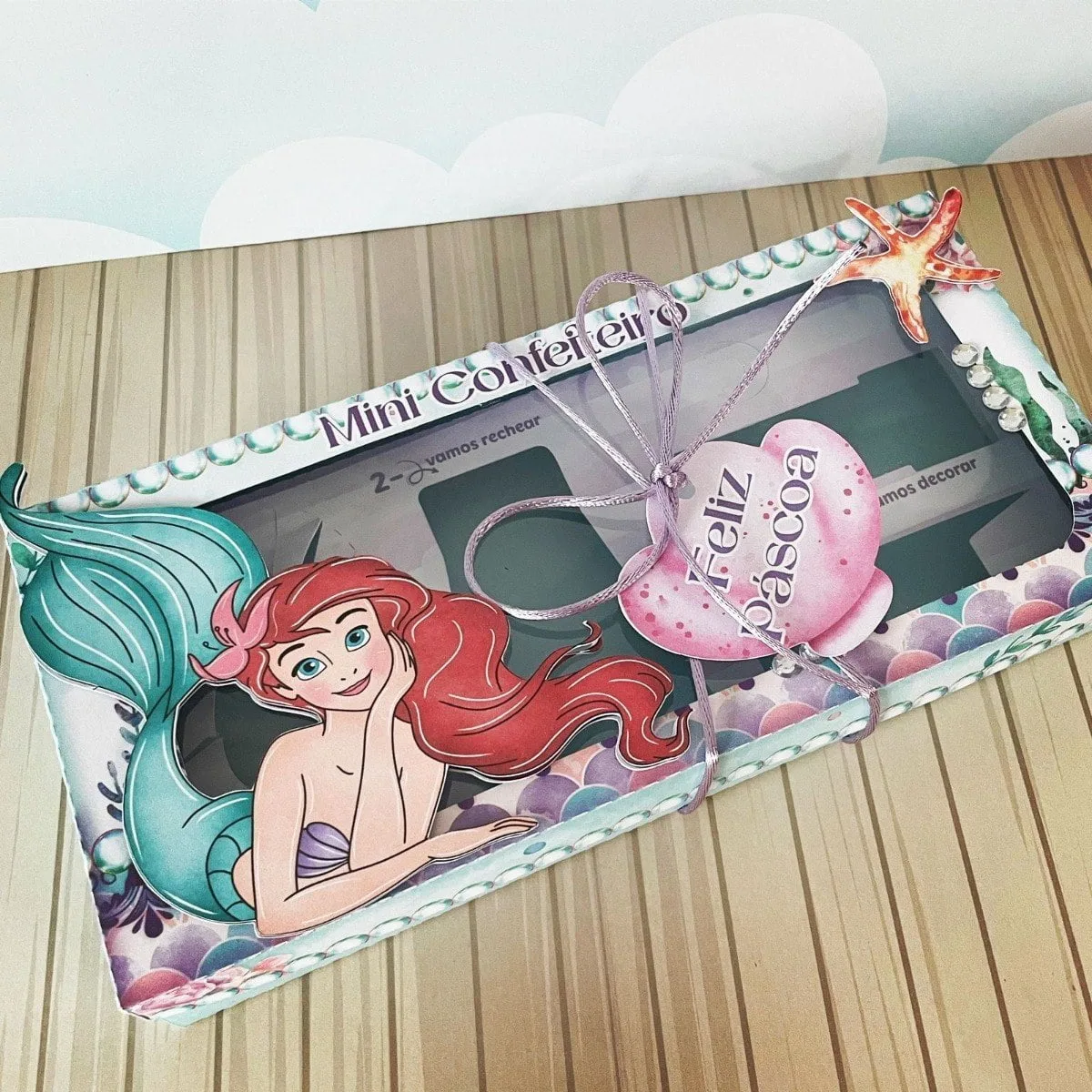 Arquivo De Corte Cesta Páscoa Ariel Silhouette Tesourete