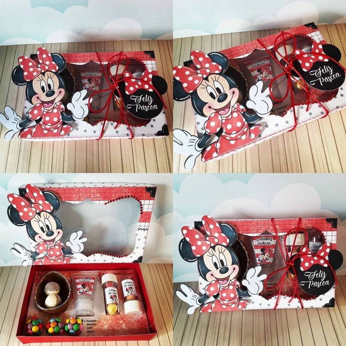 Arquivo De Corte Cesta Páscoa Minnie Vermelha Silhouette 6 Arquivo De Corte Cesta Páscoa Minnie Vermelha Silhouette